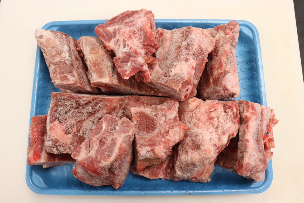 FROZEN MEATY PORK NECK BONES 5KG - Nawton Wholesale Meats