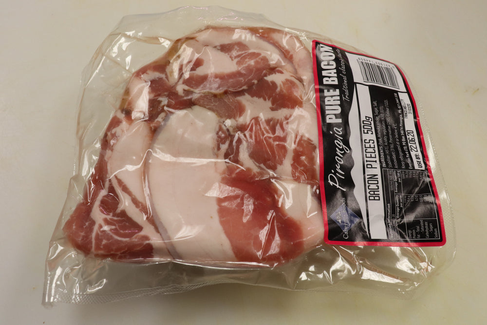 PIRONGIA BACON PIECES 500G - Nawton Wholesale Meats